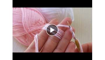Crochet knitting making